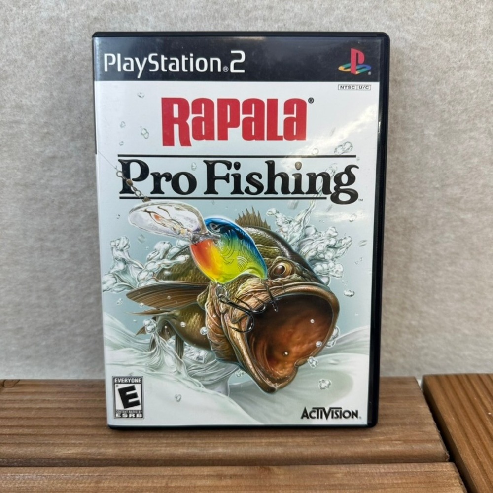 PlayStation 2 Rapala Pro Fishing Video Game Complete CIB